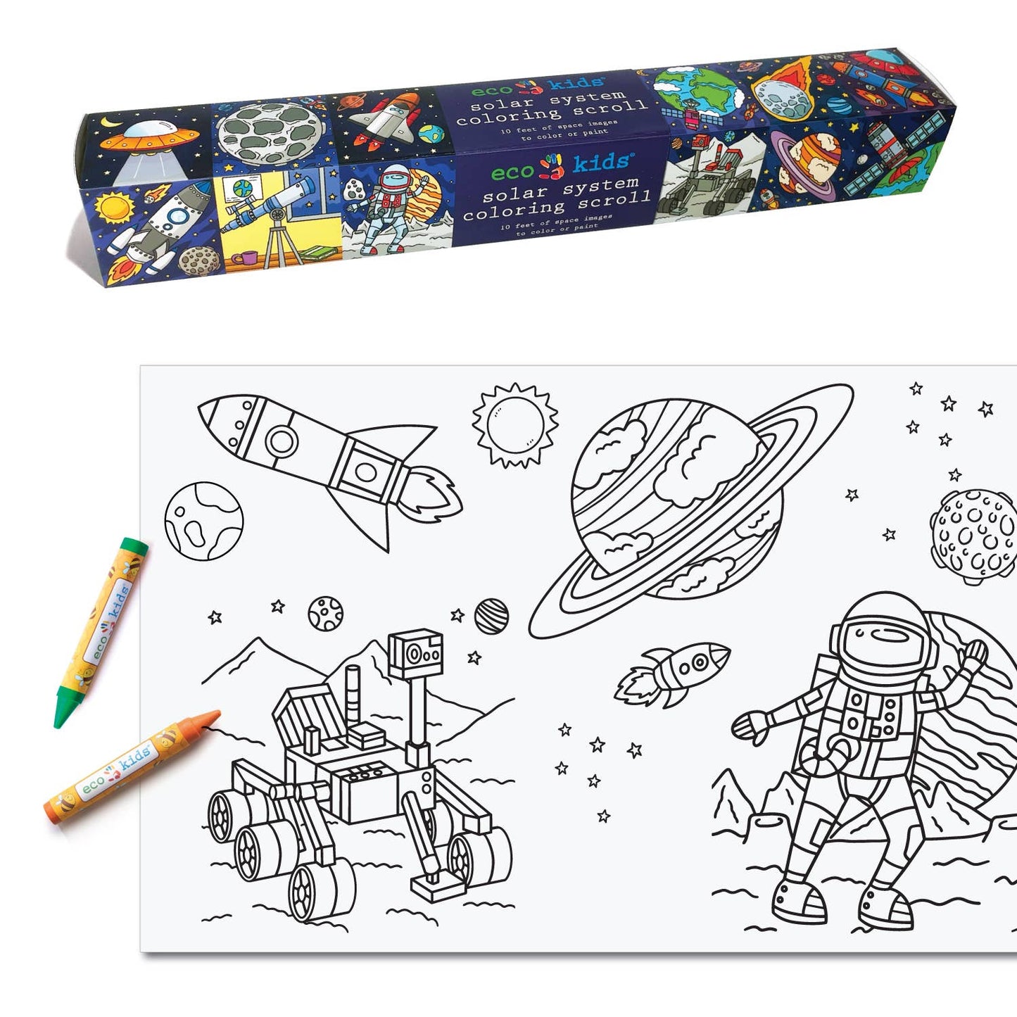 Coloring scrolls by Eco-Kids