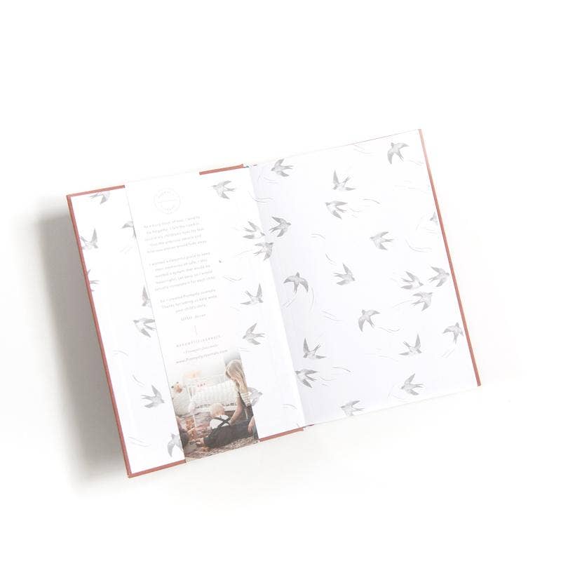 A Complete Childhood History: Pregnancy to 18 Years Journal : Dusty Rose Linen