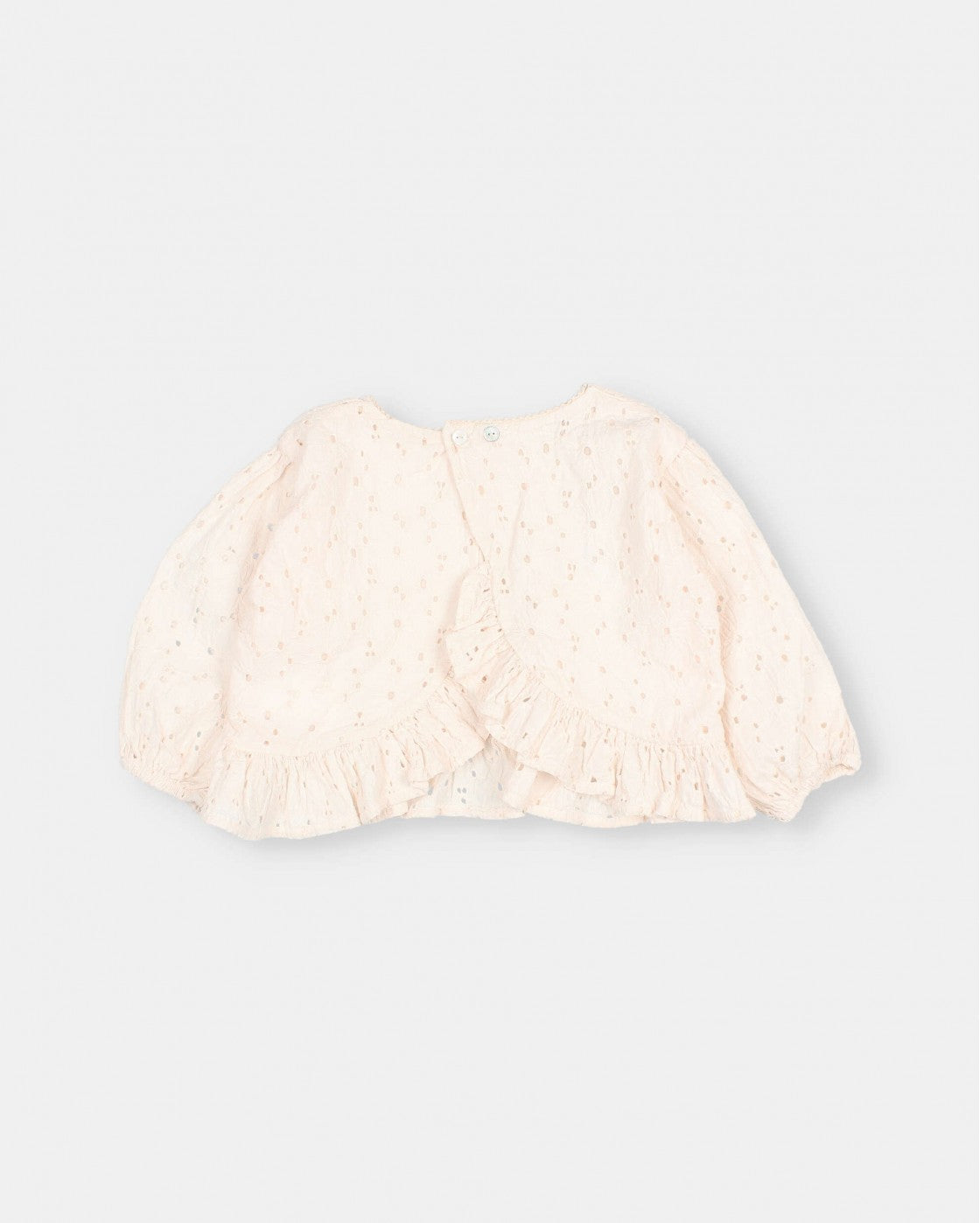 Embroidered Blouse + Pant Set || Peach Pink