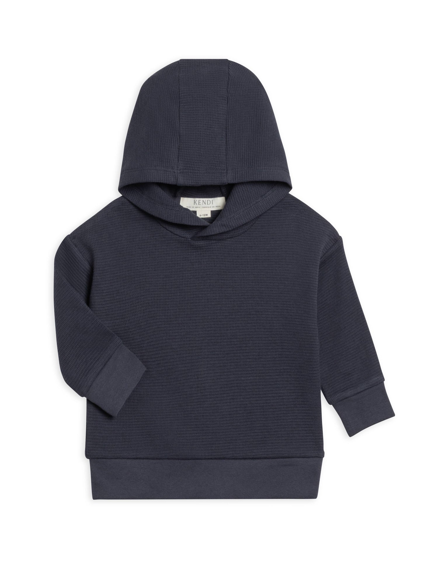Cooper Waffle Knit Pullover - Navy