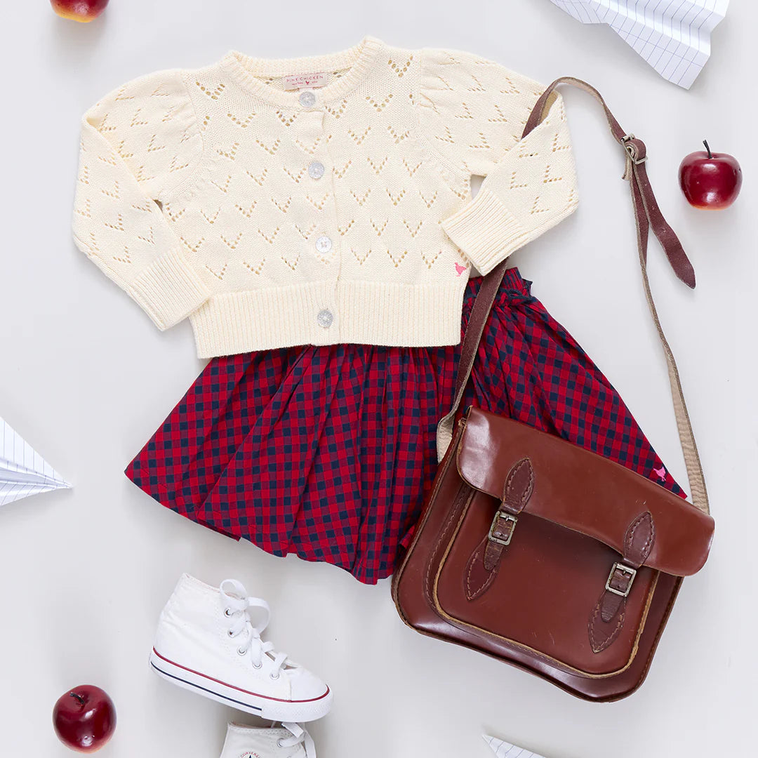Girls Gianna Skirt & Dana Bow Top Set