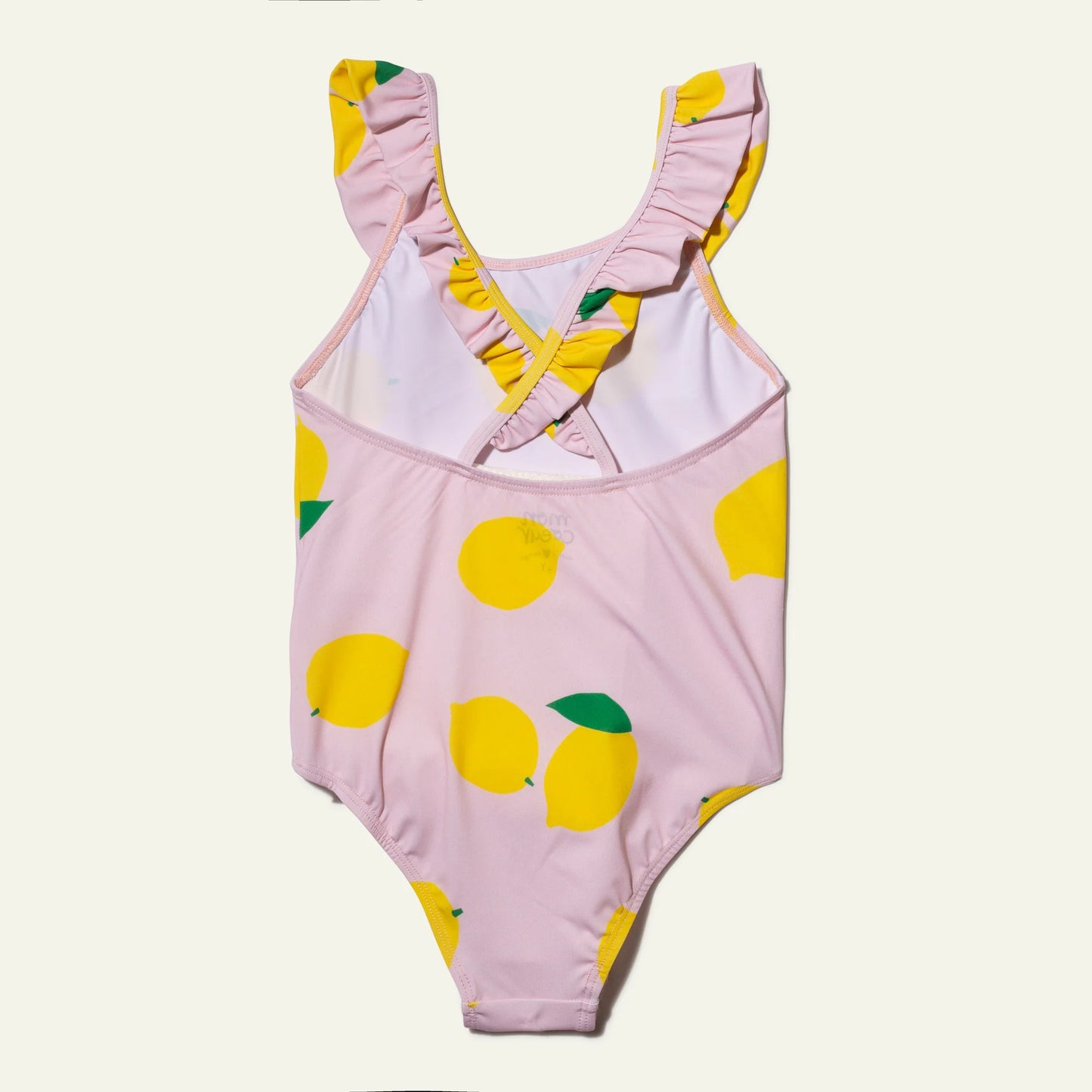 Girls Ruffle Swimsuit || Lemon