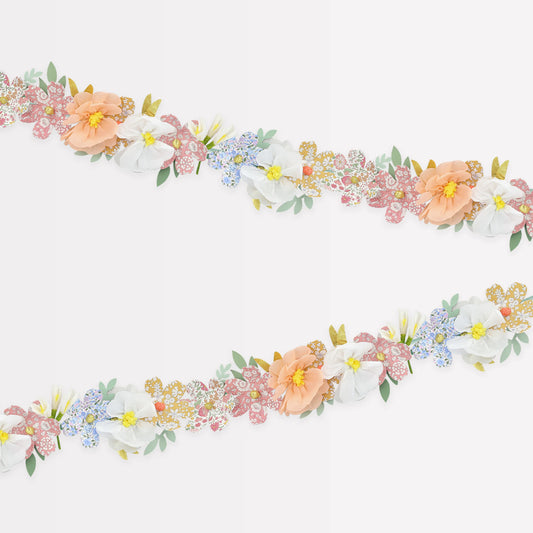 Meri Meri x Liberty Flower Garland
