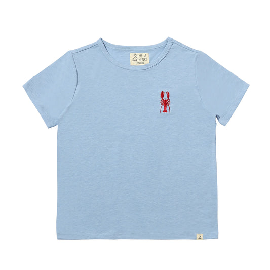 Marine Blue Lobster Tee Shirt