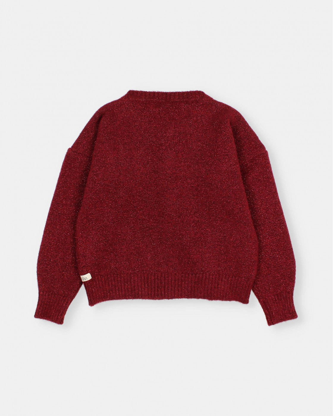 Lurex Cardigan || Red