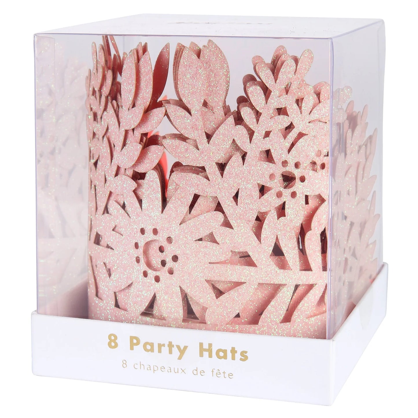 Pink Glitter Party Hats
