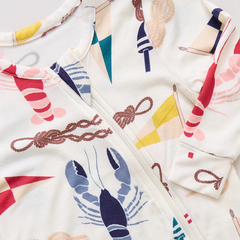 Baby Summer Bamboo Romper || Nautical Notions