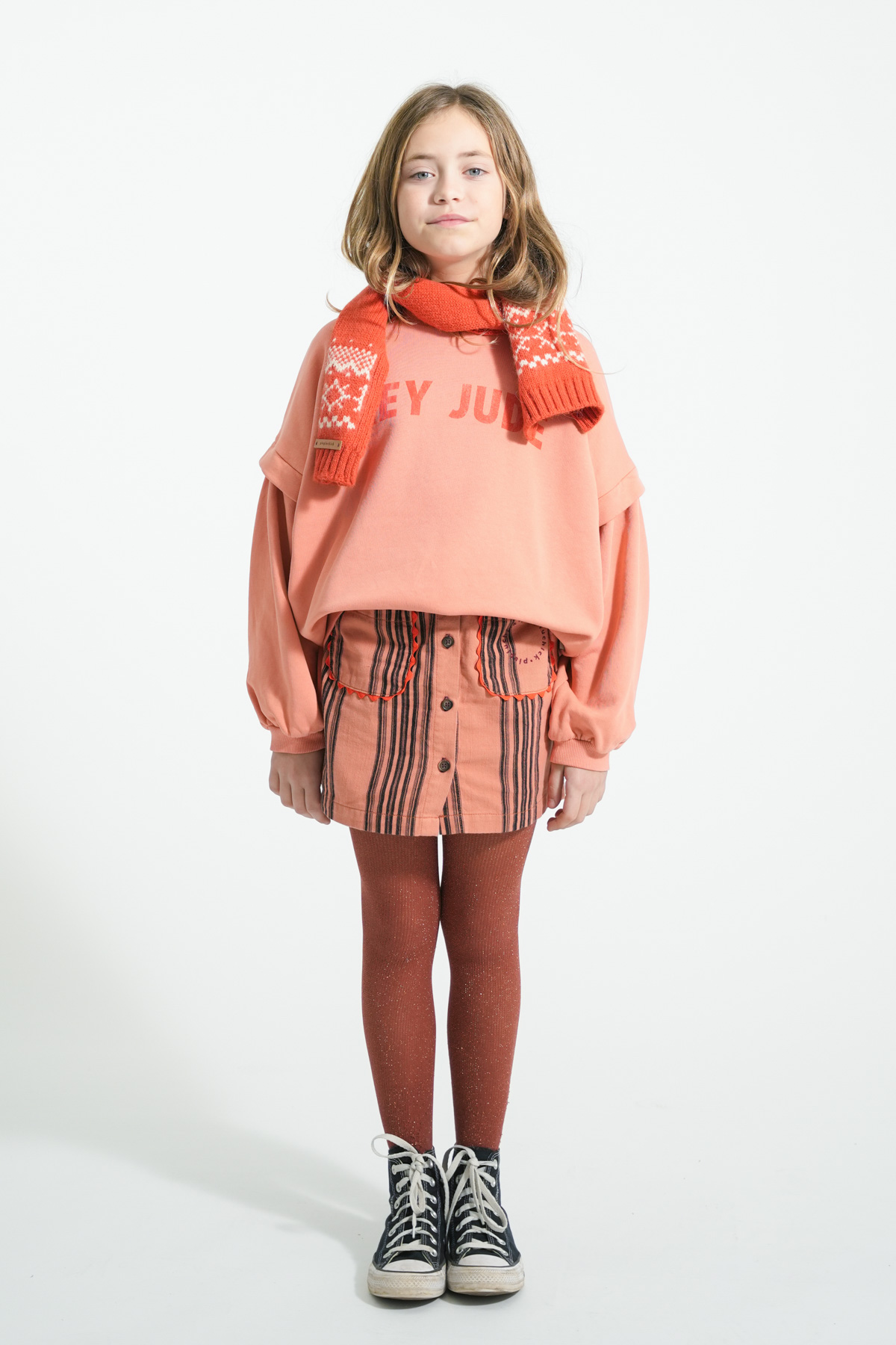 Sweatshirt | Pink w/ "Hey Jude" Print