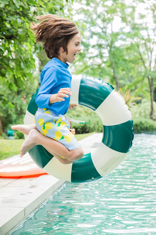 Kids Rashguard Shirt 50+UFP || French Blue