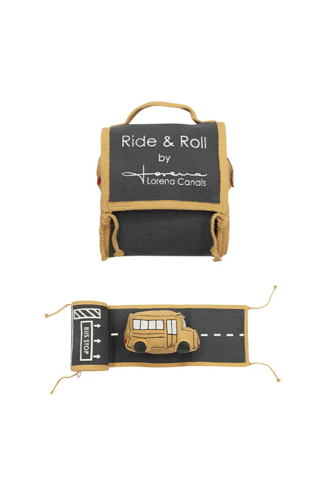 Ride & Roll School Bus Toy