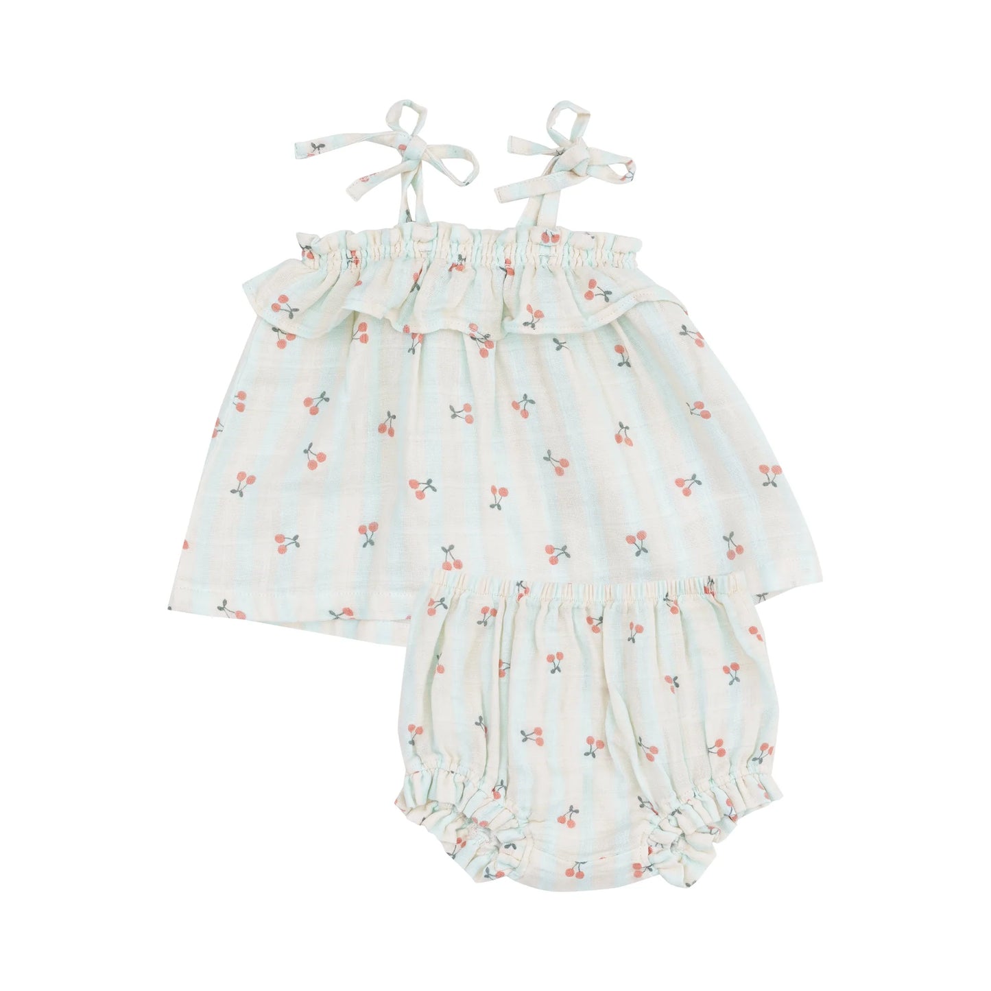 Ruffle Top & Bloomer || Cherries