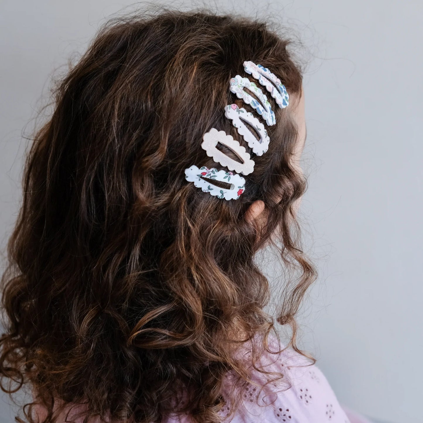 Scalloped Mini Floral Mini Clic Clacs