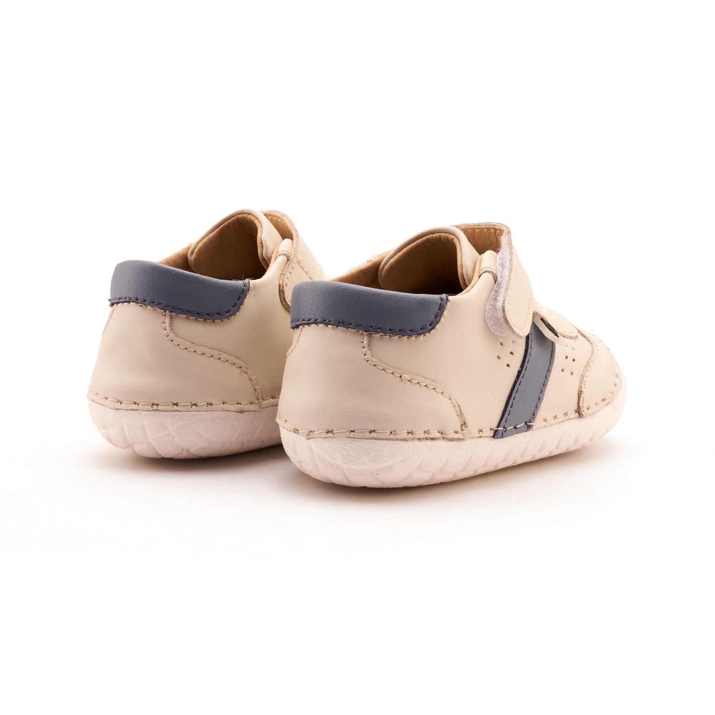 New Walker Sneaker || Cream/Dusty Blue || Roady Pave