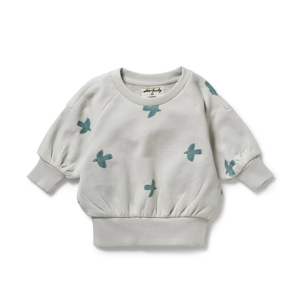 Little Sparrow Organic Terry Sweat Set