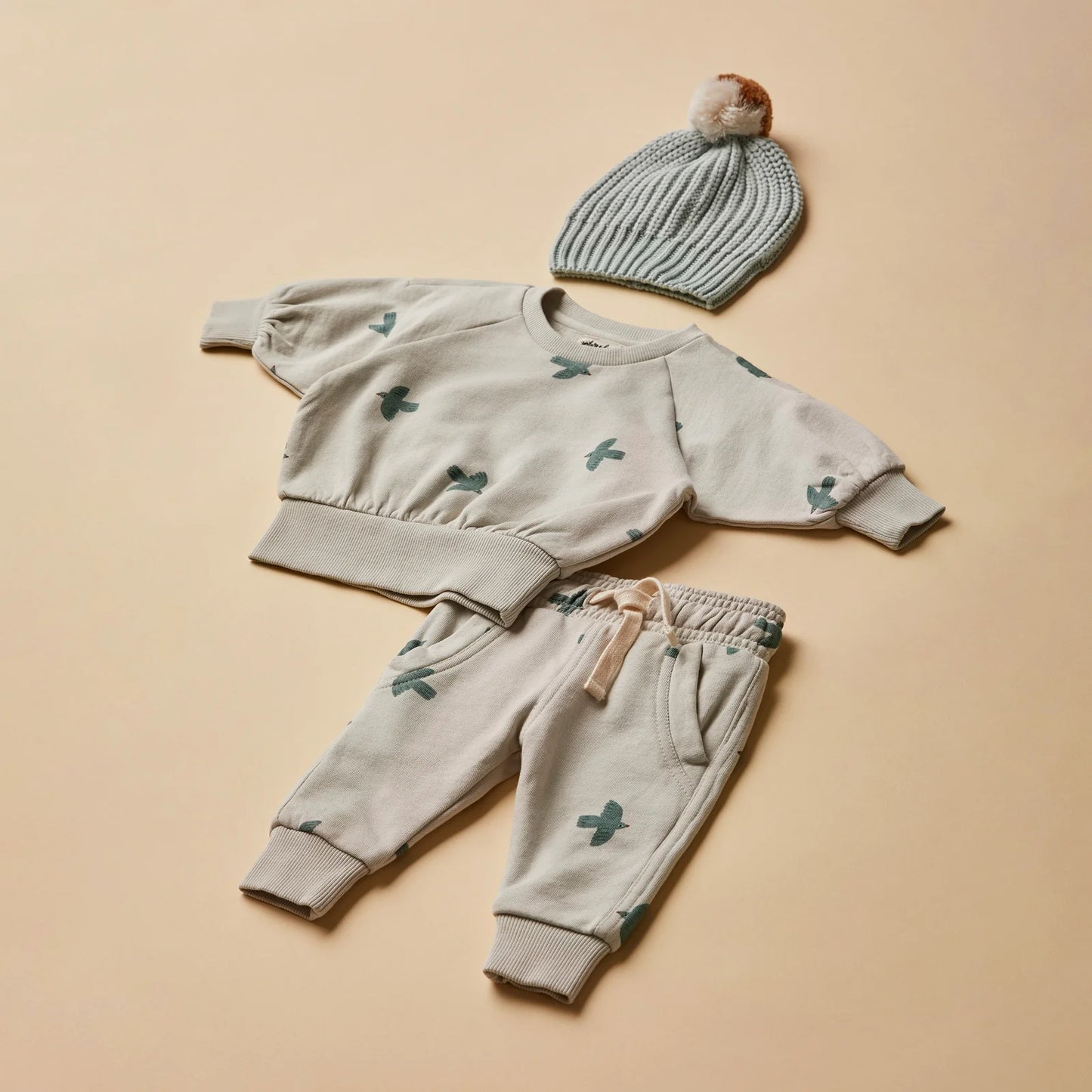Little Sparrow Organic Terry Sweat Set
