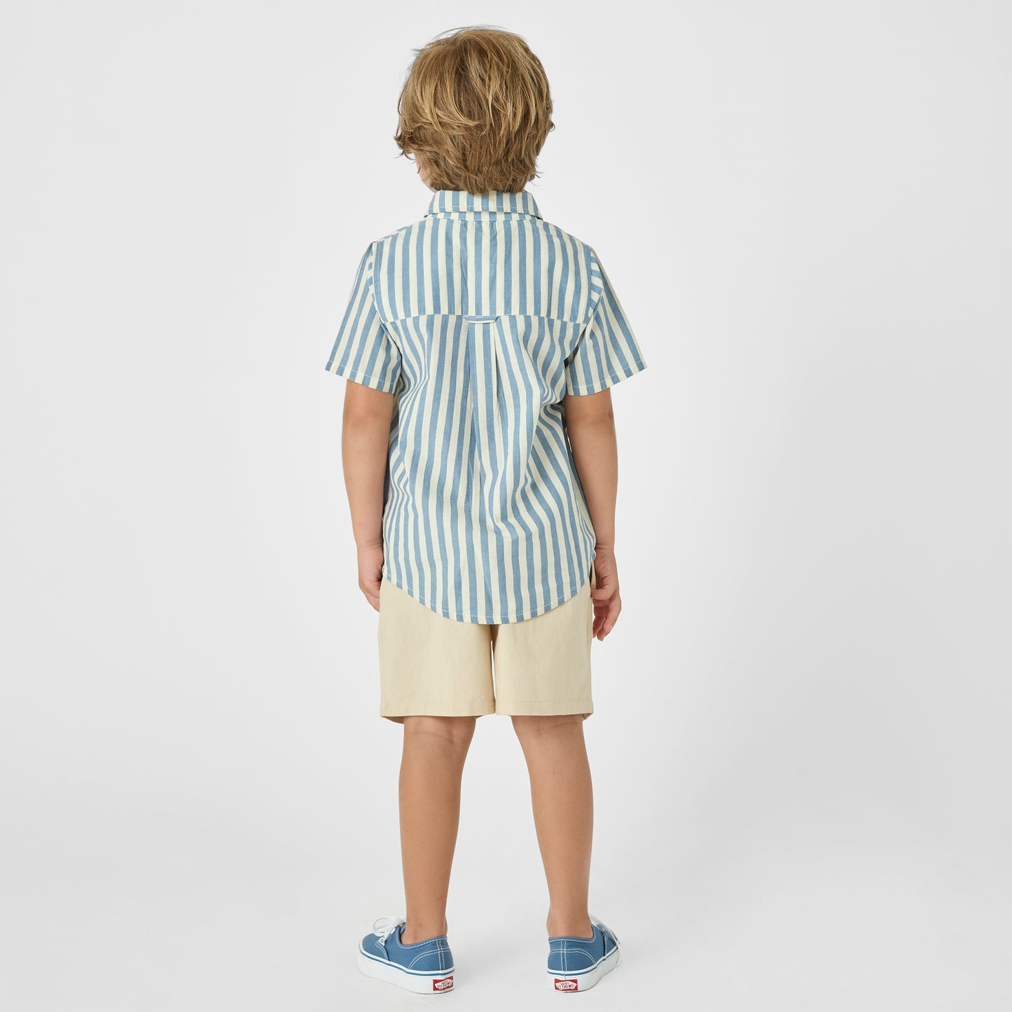 Boys Jack Shirt || Blue Stripe