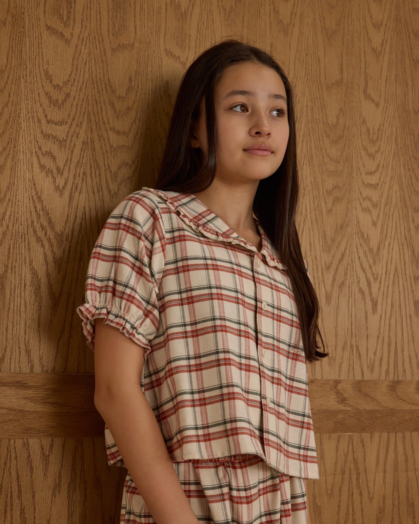 Ruffle Pajamas|| Holiday Flannel - Teen