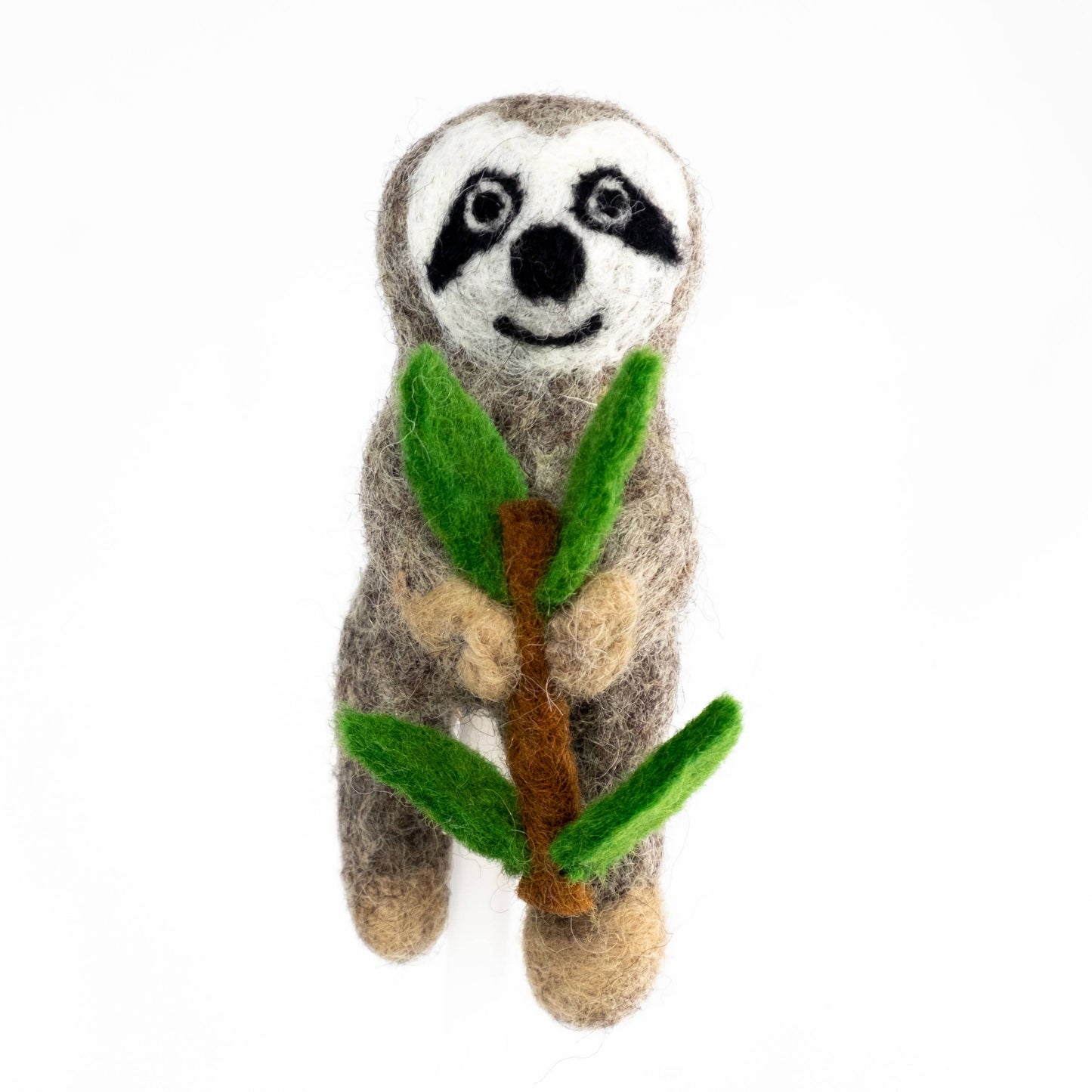 Felt Sloth Finger Puppets