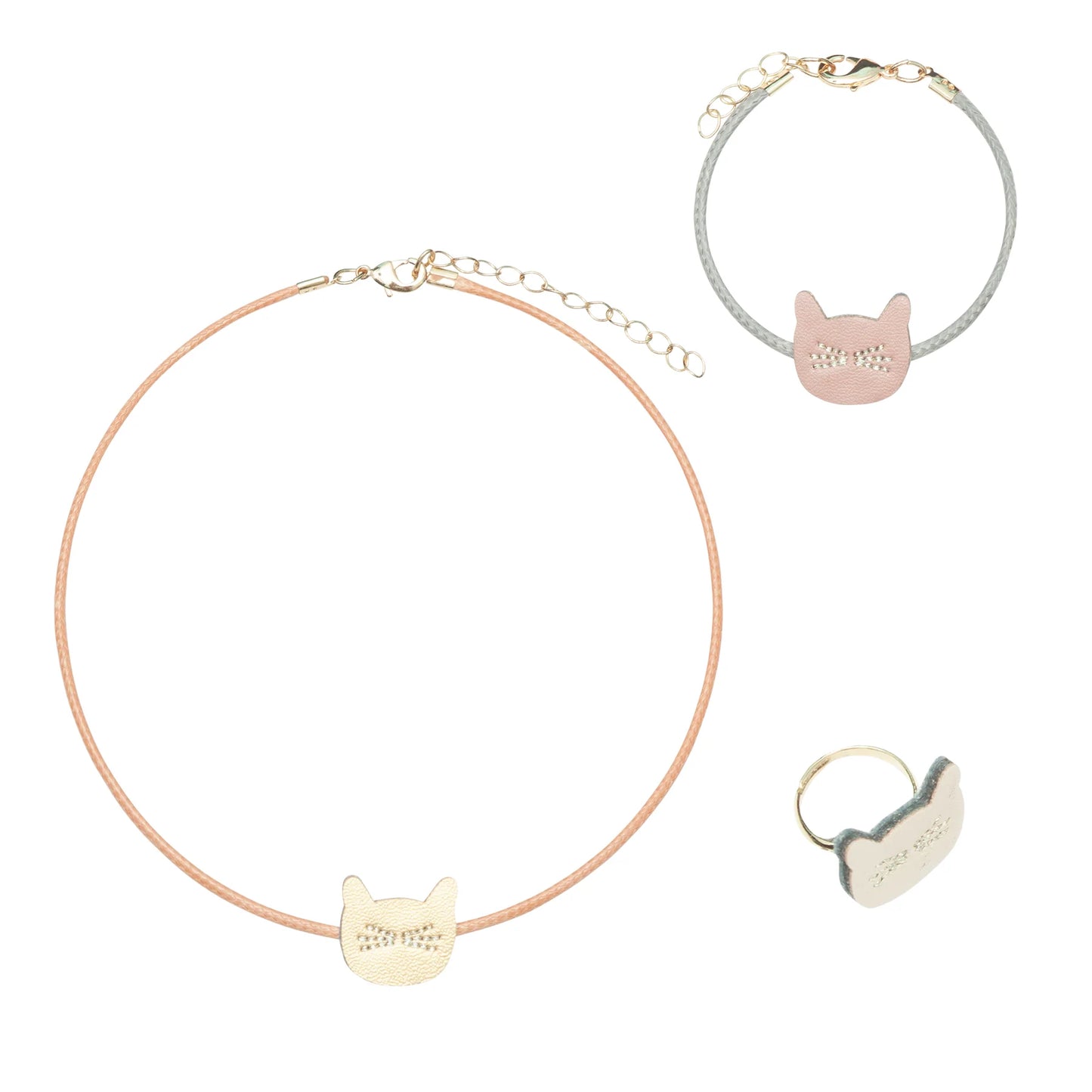 CUTE CAT JEWLERY SET