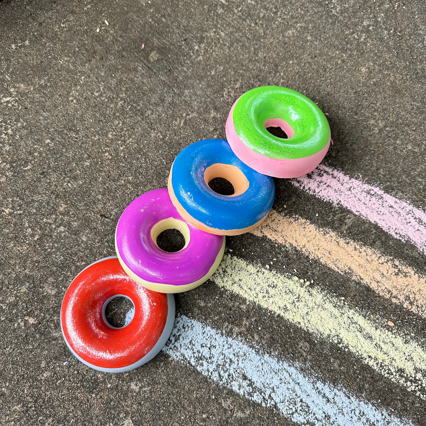 TWEE FOR LITTLE HANDS HANDMADE SIDEWALK CHALK DONUTS