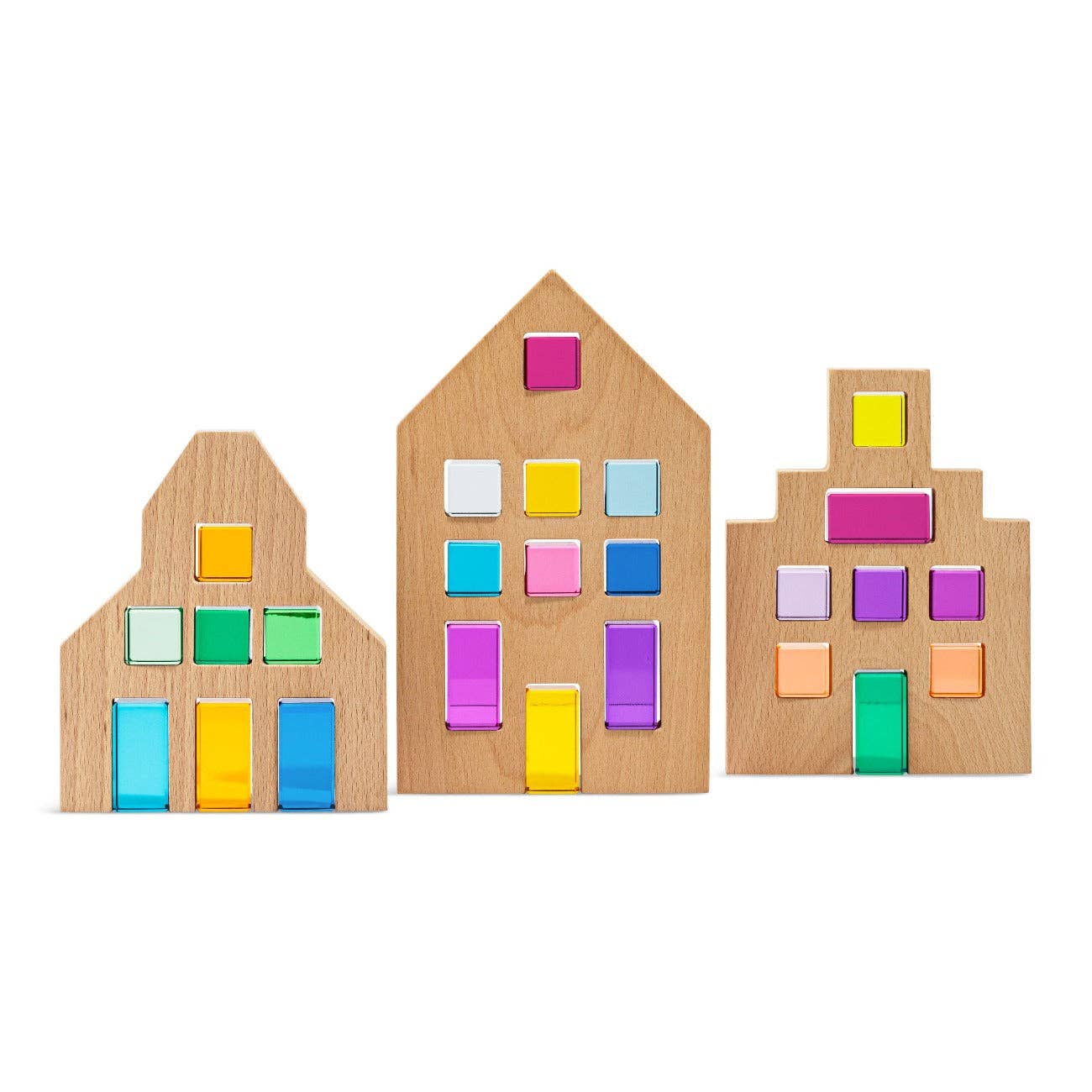 Riley City Blocks & Gems Set: Multicolor / L