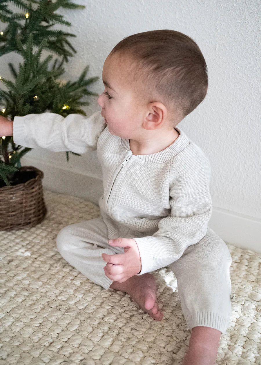 Baby Side Pocket Sweater Knit Pants Organic