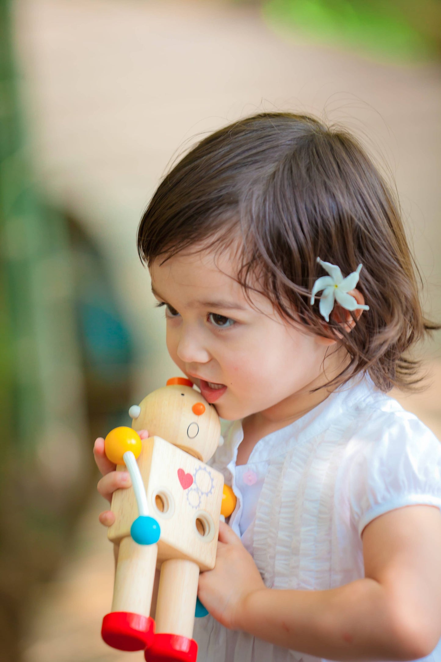 Build -A- Robot Wood Construction Toy