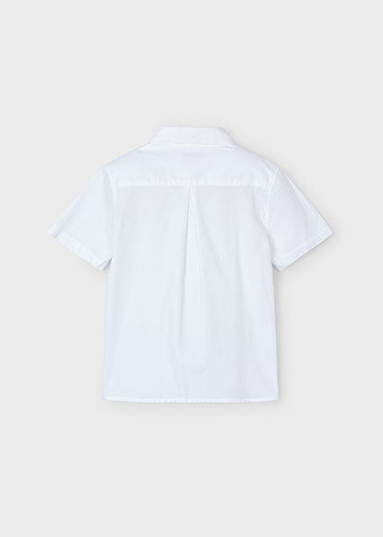 White On White Short Sleeve Dress Shirt