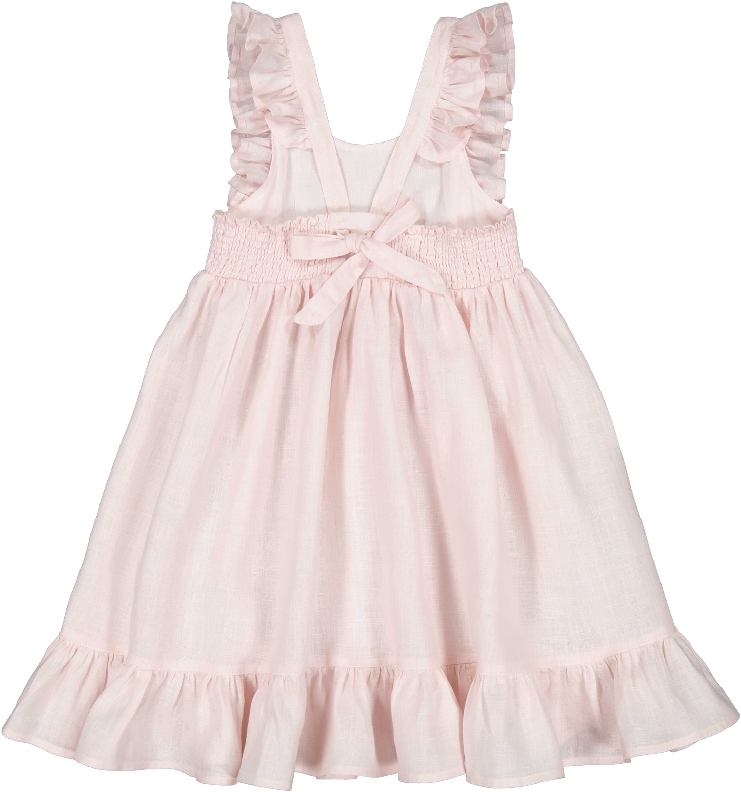Pinafore Dress Danita Frill || Dusty Rose