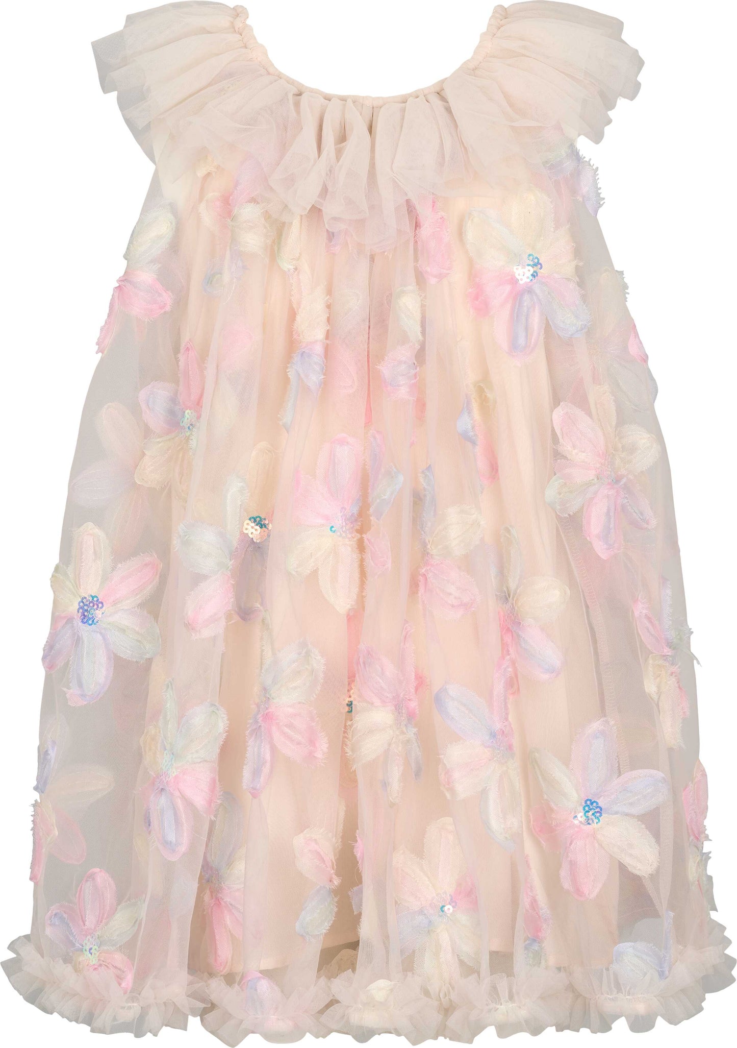 Daja Tulle Dress || Rainbow Flower