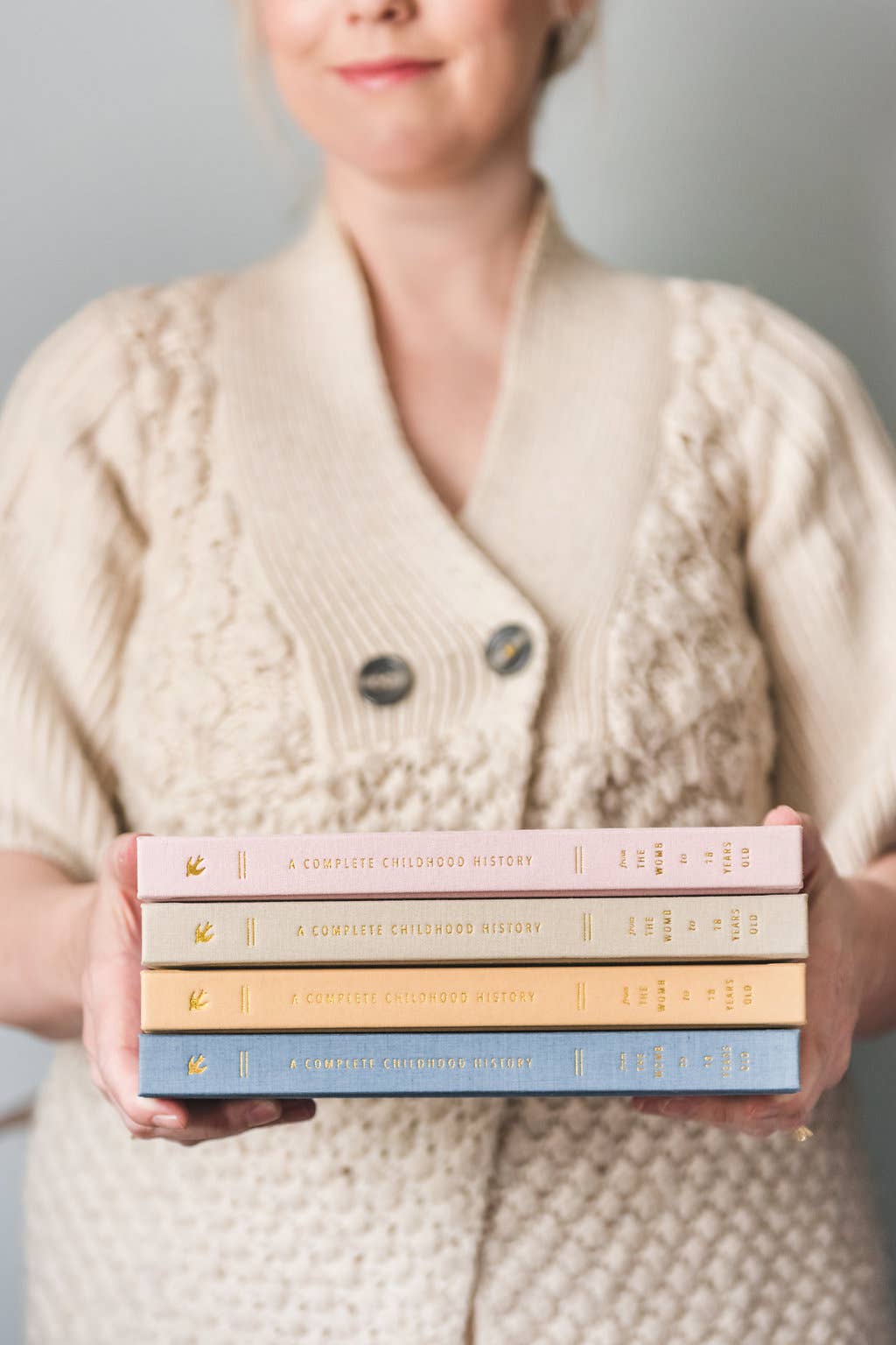 A Complete Childhood History: Pregnancy to 18 Years Journal : Dusty Rose Linen