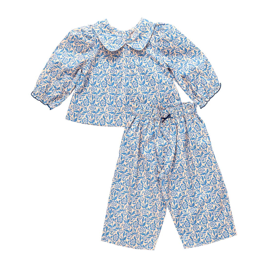 Baby Girls Dawson 2-Piece Set || Blue Climbing Floral