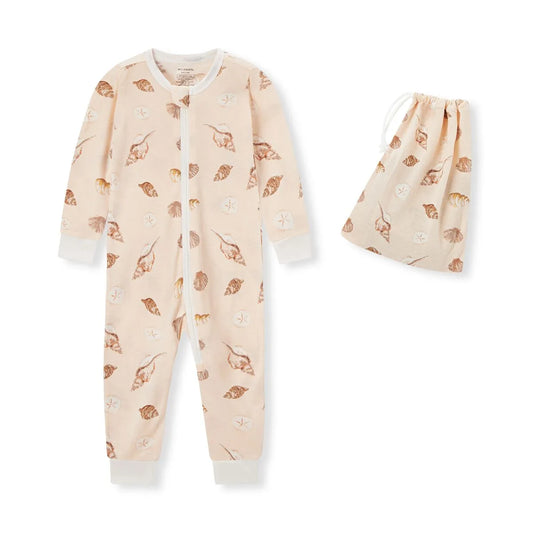 BAMBOO ZIP PJ SEASHELLS