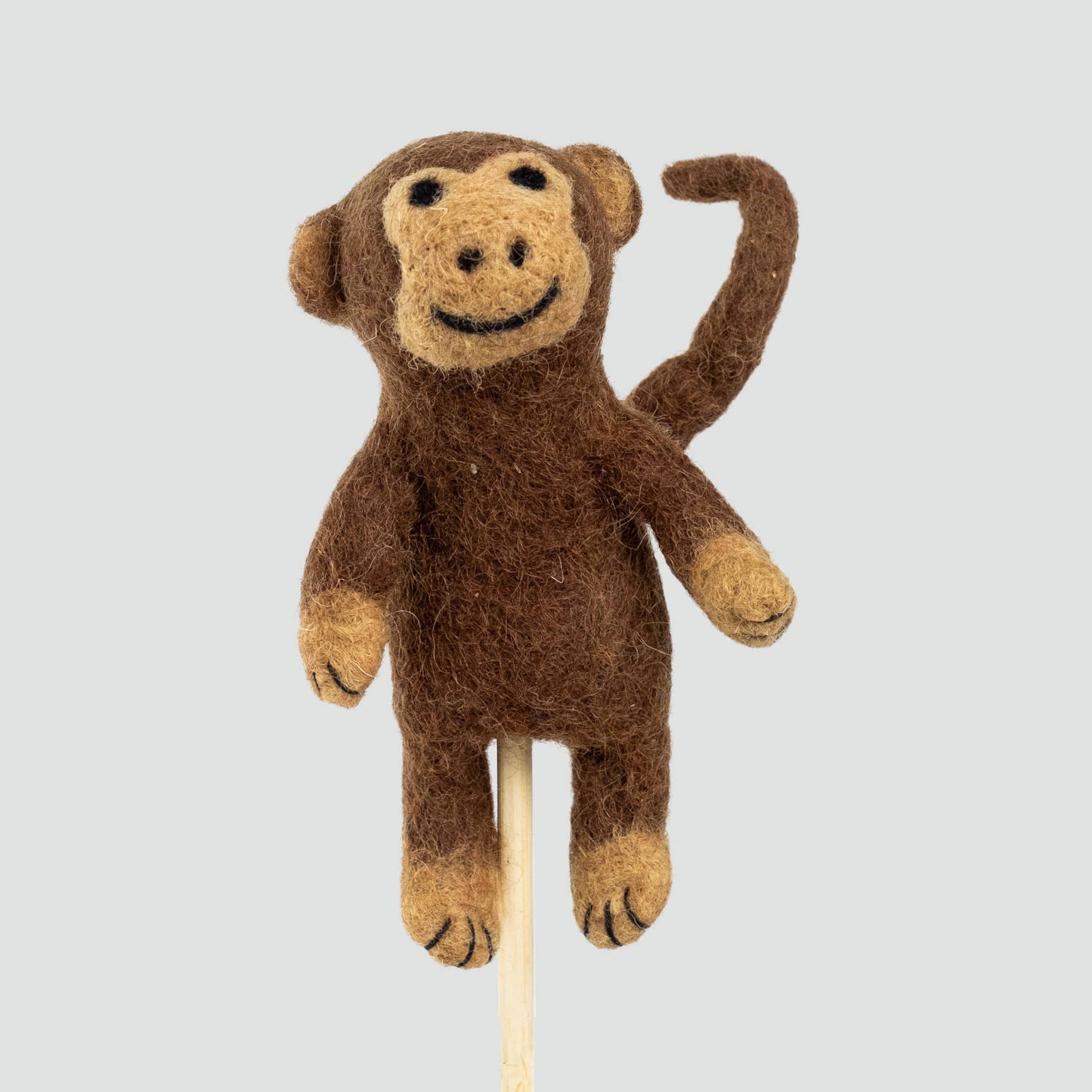 Felt Finger Puppets Monkey