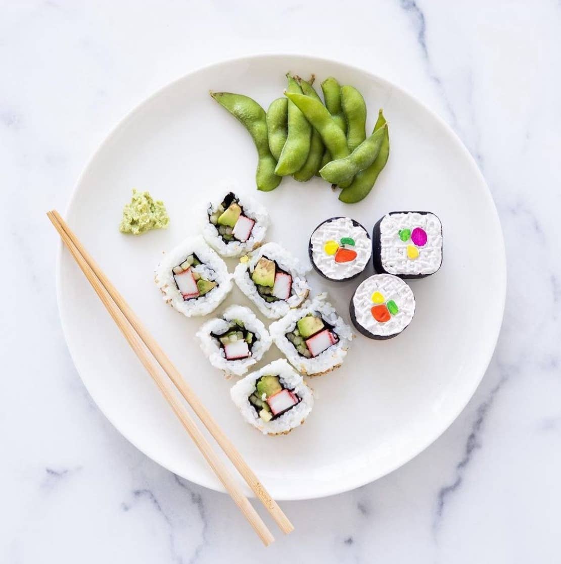 SUSHI MAKI ROLL | HANDMADE SIDEWALK CHALK