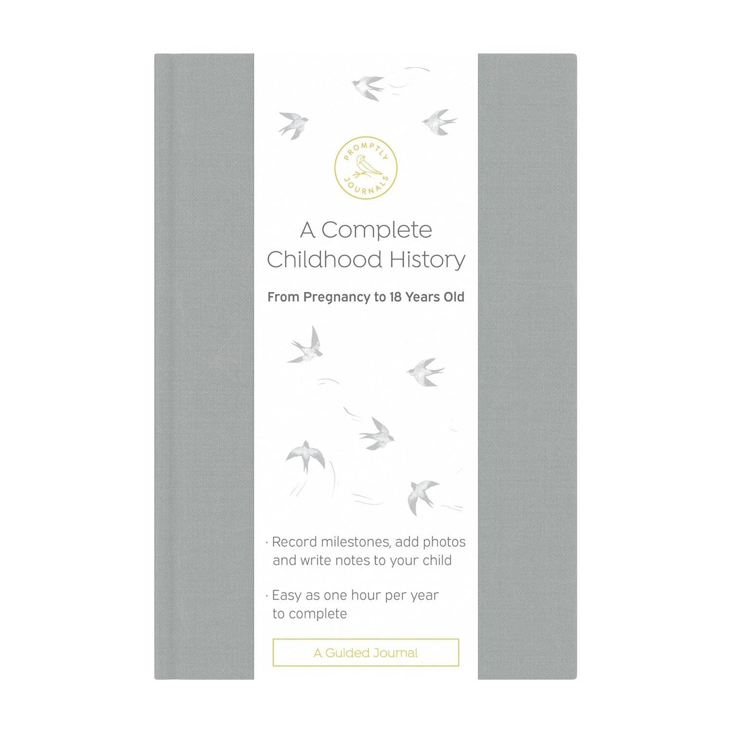 A Complete Childhood History: Pregnancy to 18 Years Journal : Dusty Rose Linen