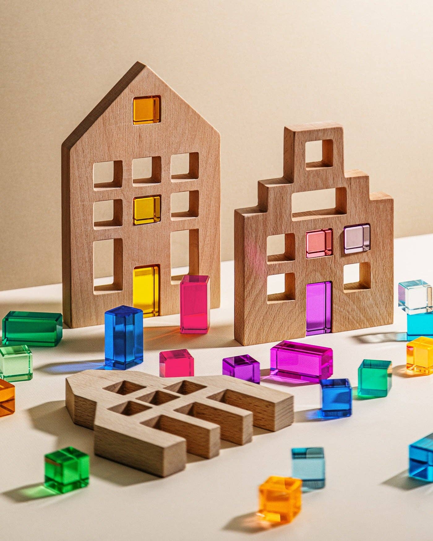 Riley City Blocks & Gems Set: Multicolor / L