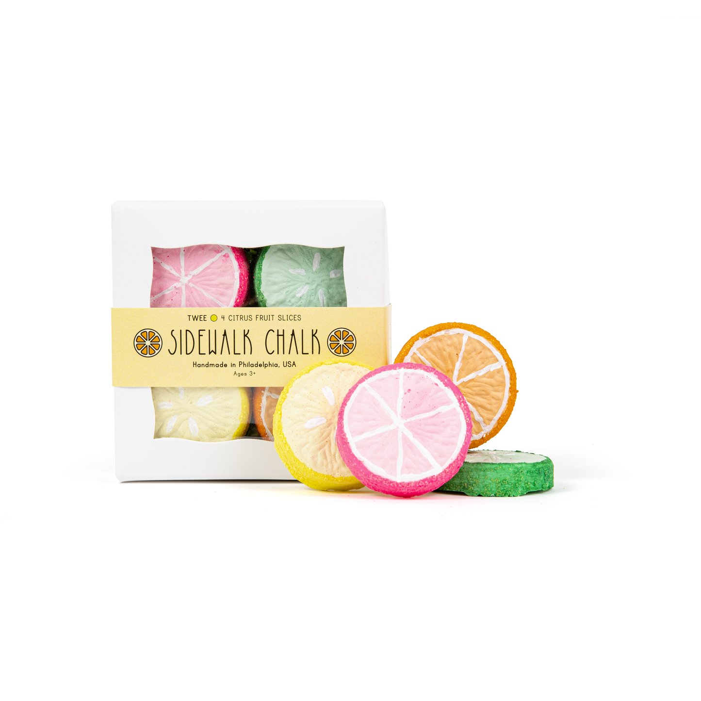 CITRUS SLICES | HANDMADE SIDEWALK CHALK