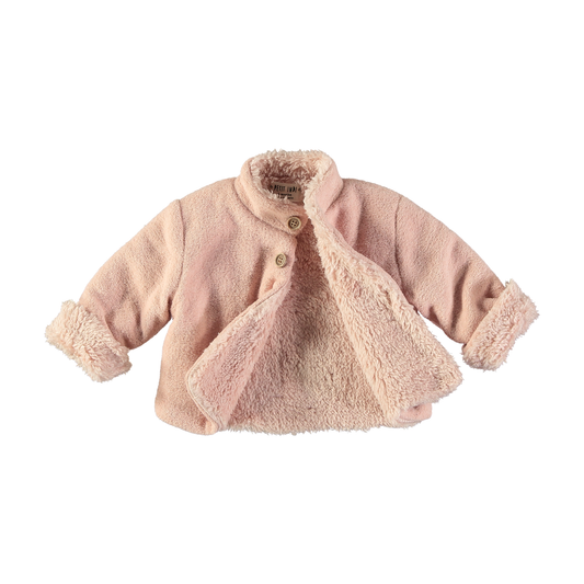 Petit Indi Pink Faux Fur Coat
