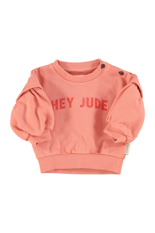 Sweatshirt | Pink w/ "Hey Jude" Print