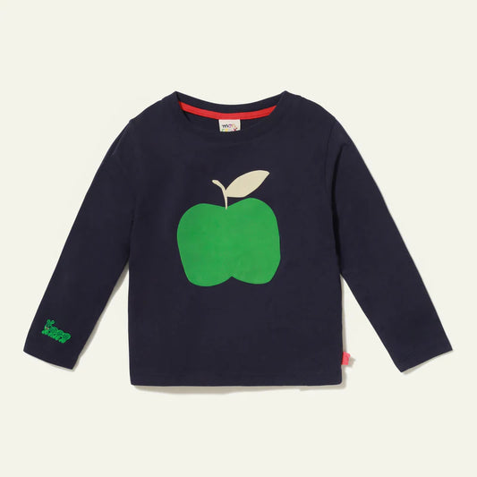 RECYCLED COTTON APPLE KID T-SHIRT