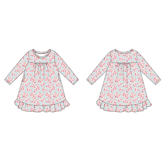 Bamboo Boho Dress || Cherry Blossoms