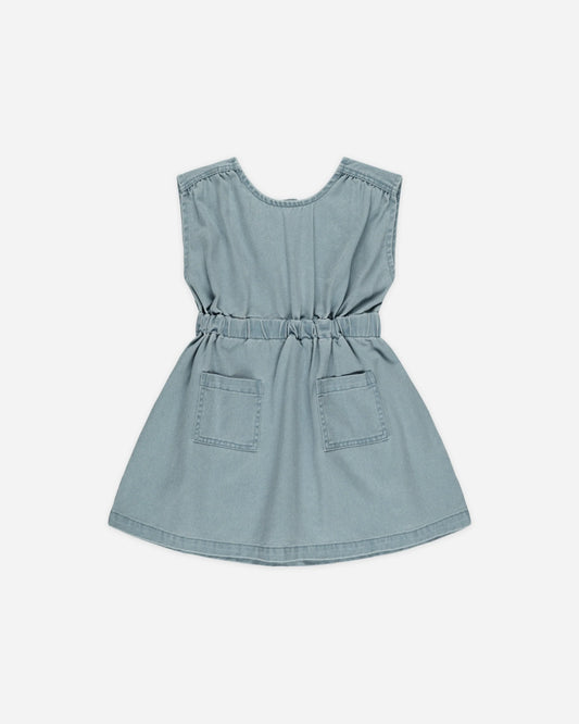 Denim Mini Dress || Ocean