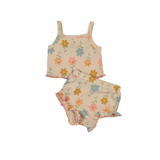 Rib Bloomer Set || Groovy Flower