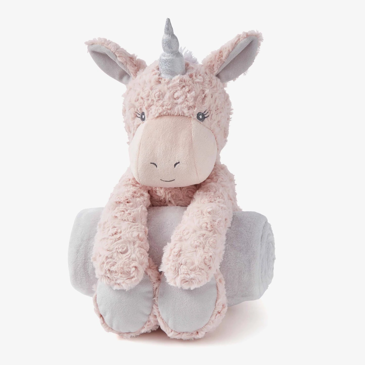 Pink Unicorn Bedtime Huggie with Blanket