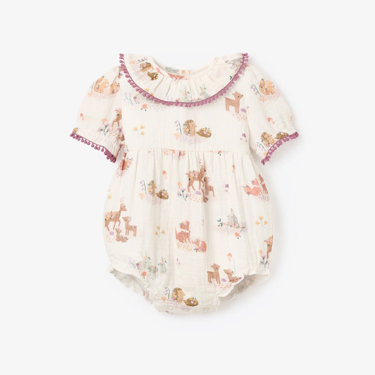 Forest Family Muslin Bubble Romper