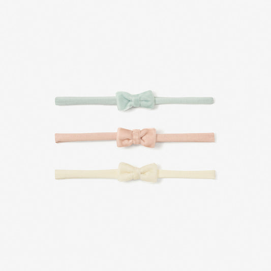 3 pk Baby Velvet Bows