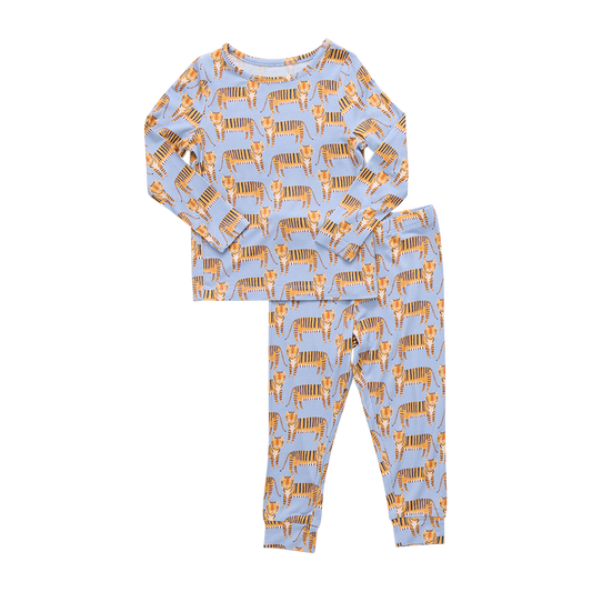 Kids Bamboo PJ Set || Tigers