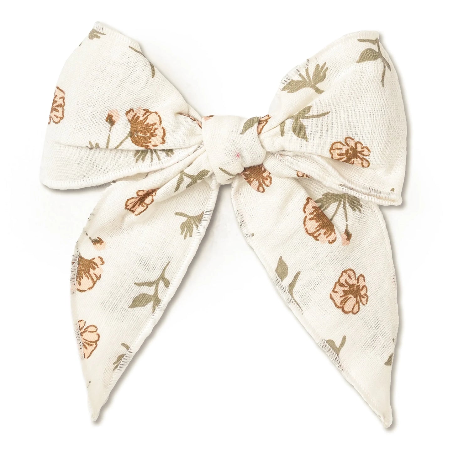 Organic Hair Bow Clip || Fleur