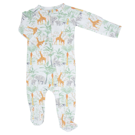 ZIPPER FOOTIE GEORGES JUNGLE